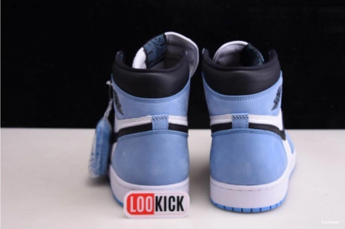 Rep 1 BLUE AIR 555088-134 BLACK RETRO HIGH UNIVERSITY JORDAN WHITE 0813